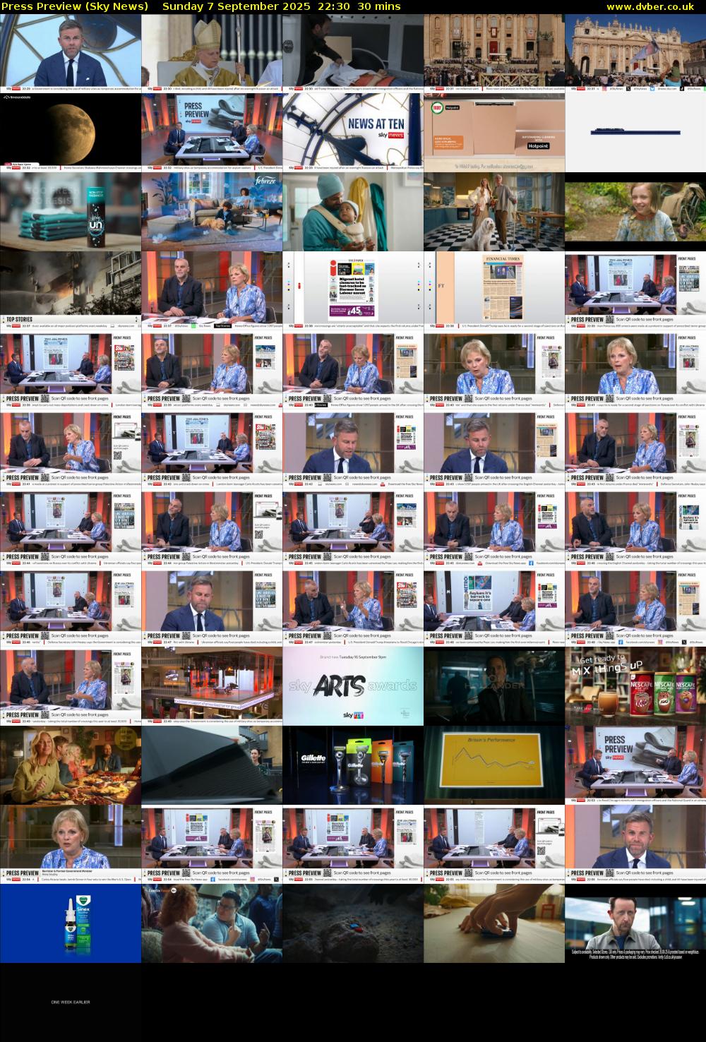 Press Preview (Sky News) Sunday 7 September 2025 22:30 - 23:00