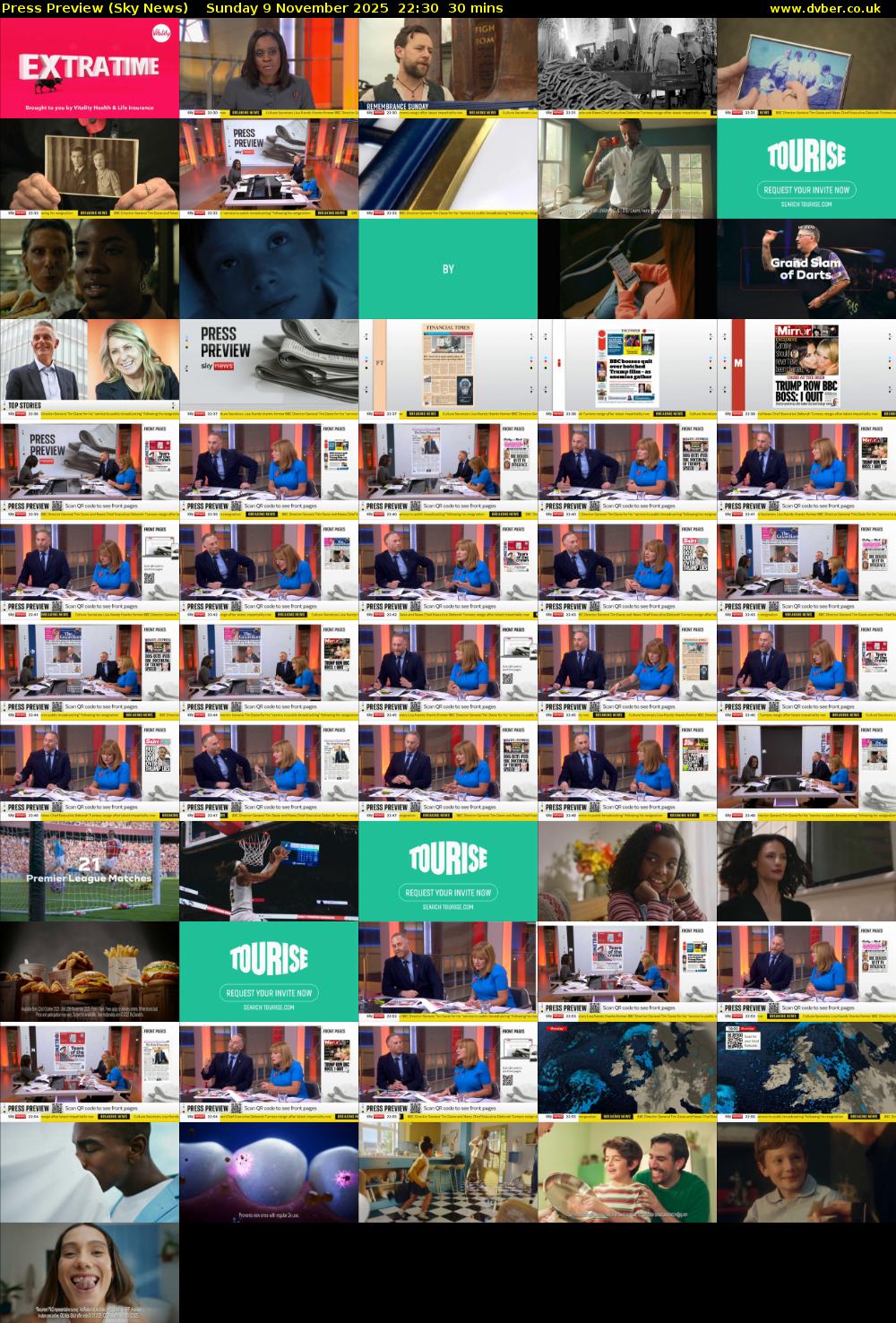 Press Preview (Sky News) Sunday 9 November 2025 22:30 - 23:00