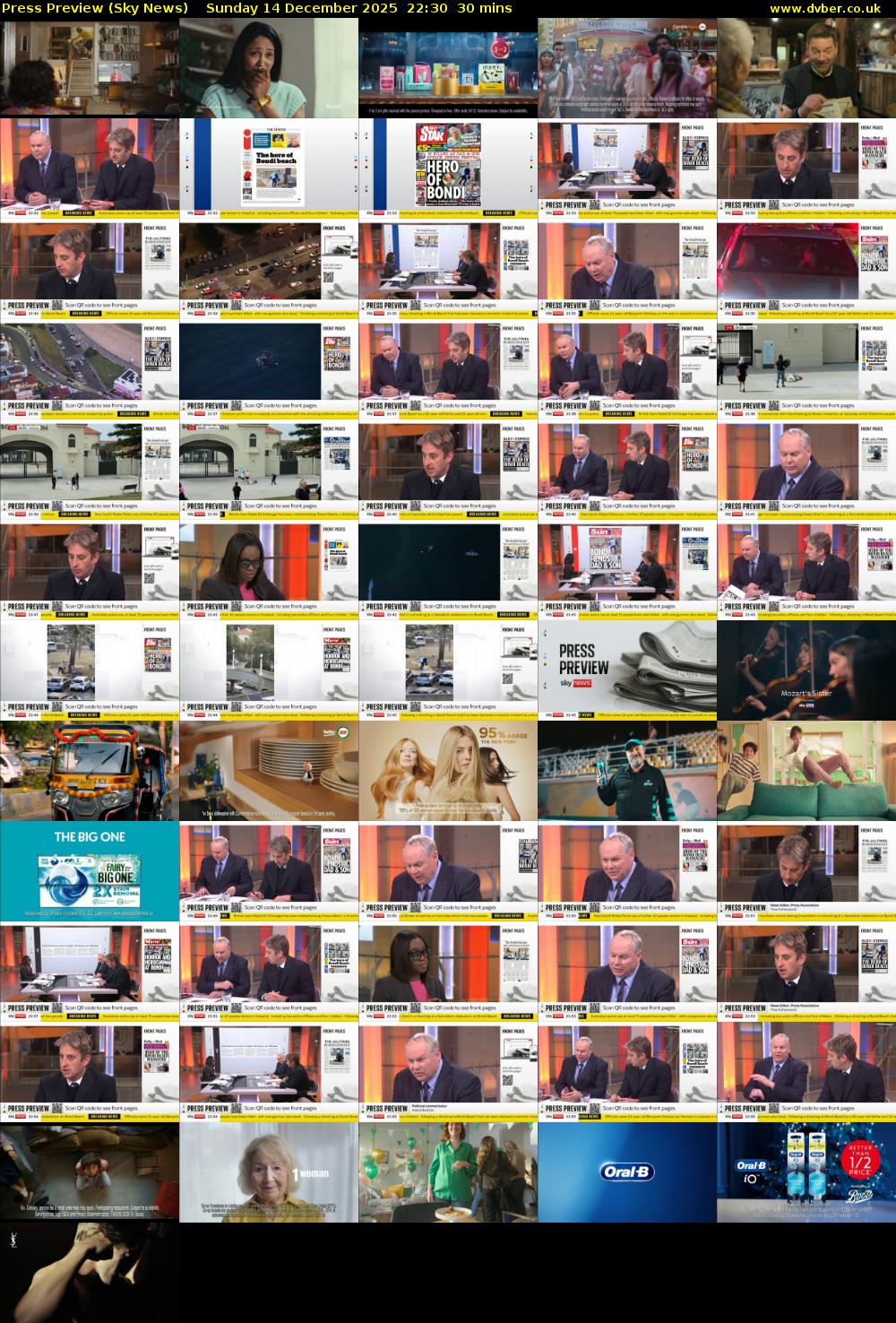 Press Preview (Sky News) Sunday 14 December 2025 22:30 - 23:00