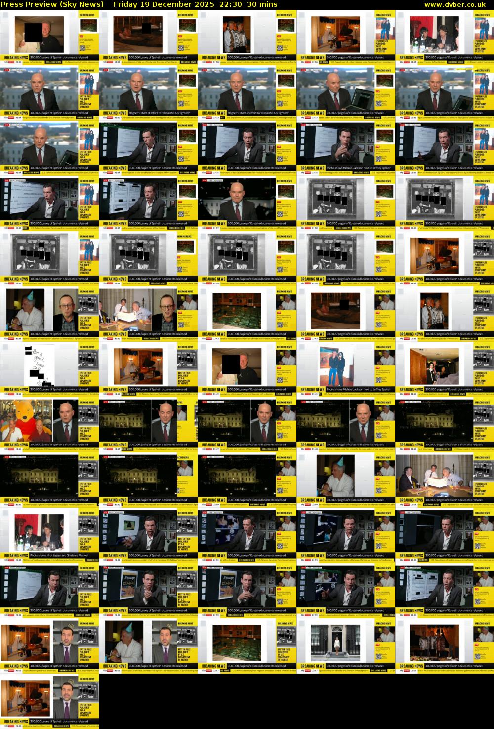 Press Preview (Sky News) Friday 19 December 2025 22:30 - 23:00