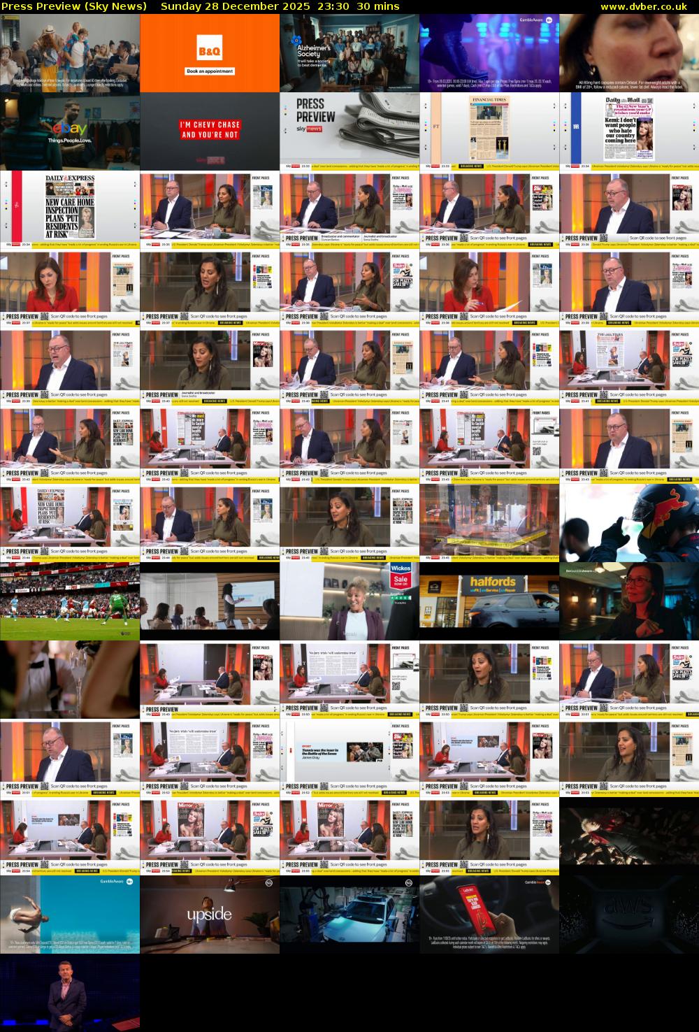 Press Preview (Sky News) Sunday 28 December 2025 23:30 - 00:00