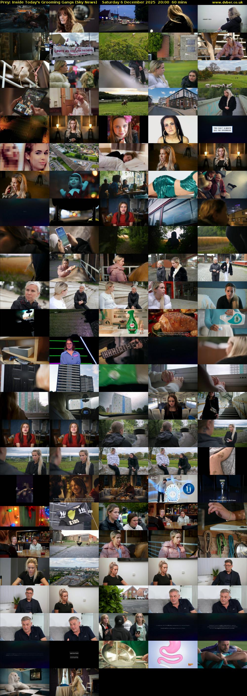 Prey: Inside Today's Grooming Gangs (Sky News) Saturday 6 December 2025 20:00 - 21:00