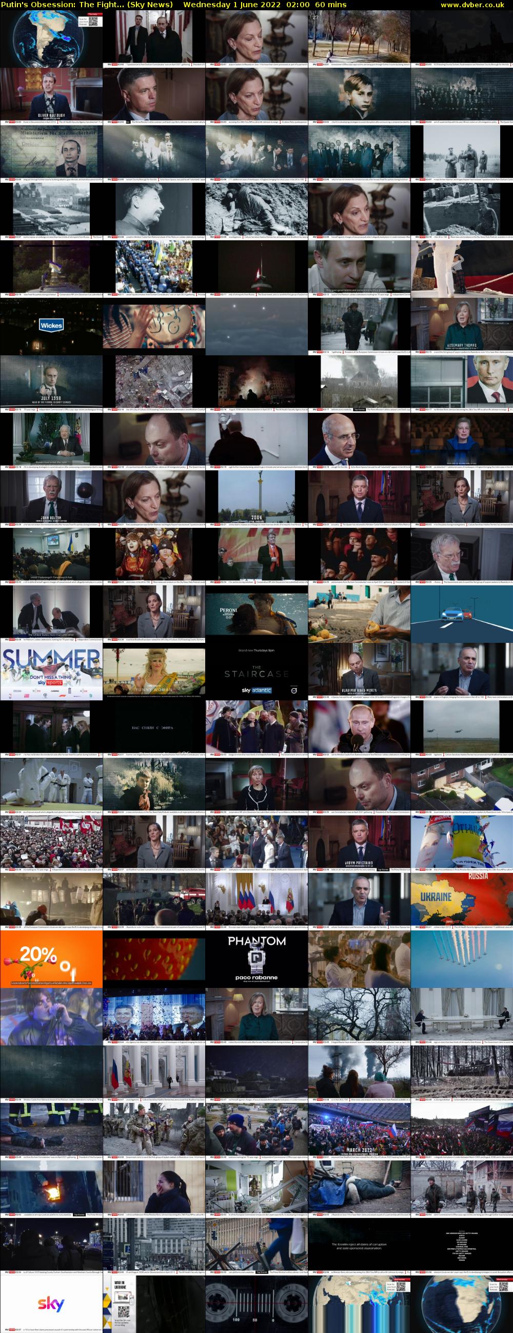 Putin's Obsession: The Fight... (Sky News) Wednesday 1 June 2022 02:00 - 03:00