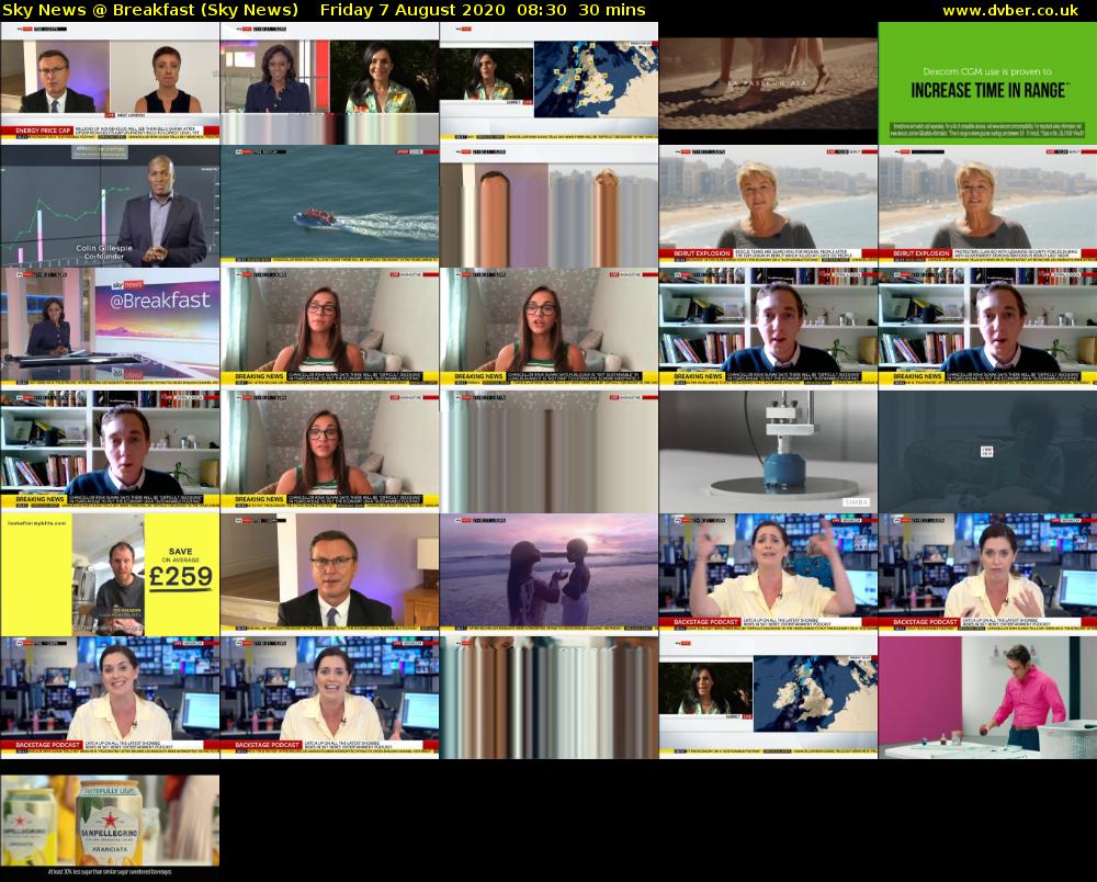 Sky News @ Breakfast (Sky News) Friday 7 August 2020 08:30 - 09:00