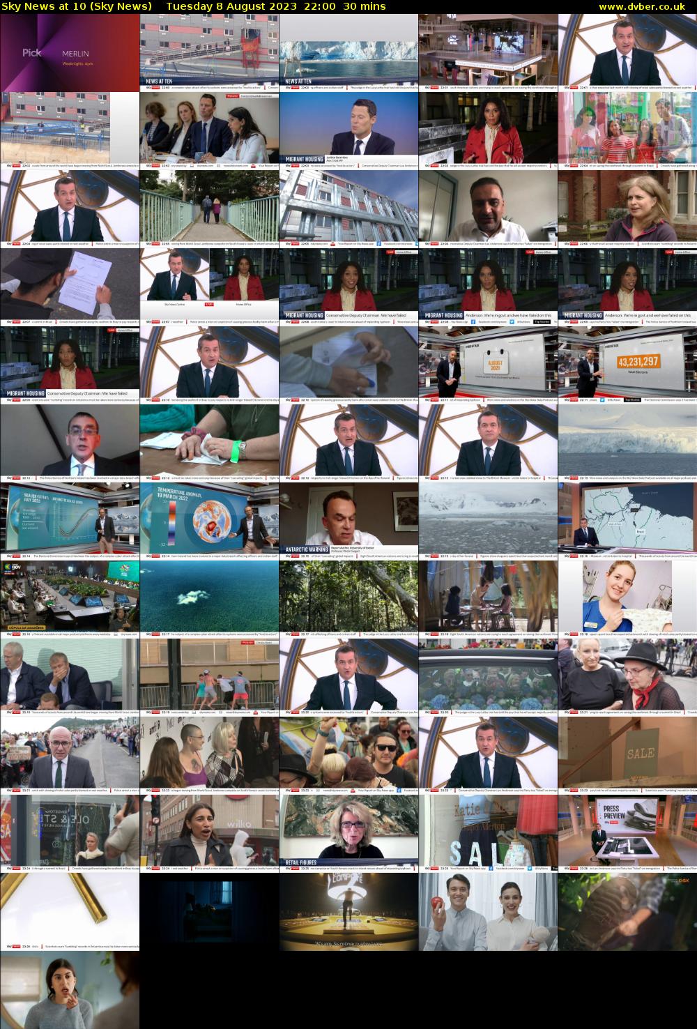 Sky News At 10 (Sky News) Tuesday 8 August 2023 22:00 - 22:30