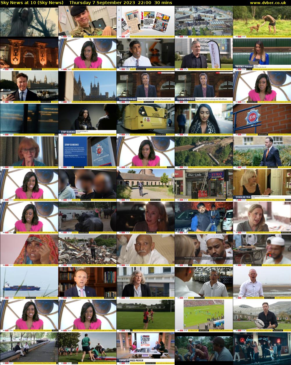 Sky News At 10 (Sky News) Thursday 7 September 2023 22:00 - 22:30