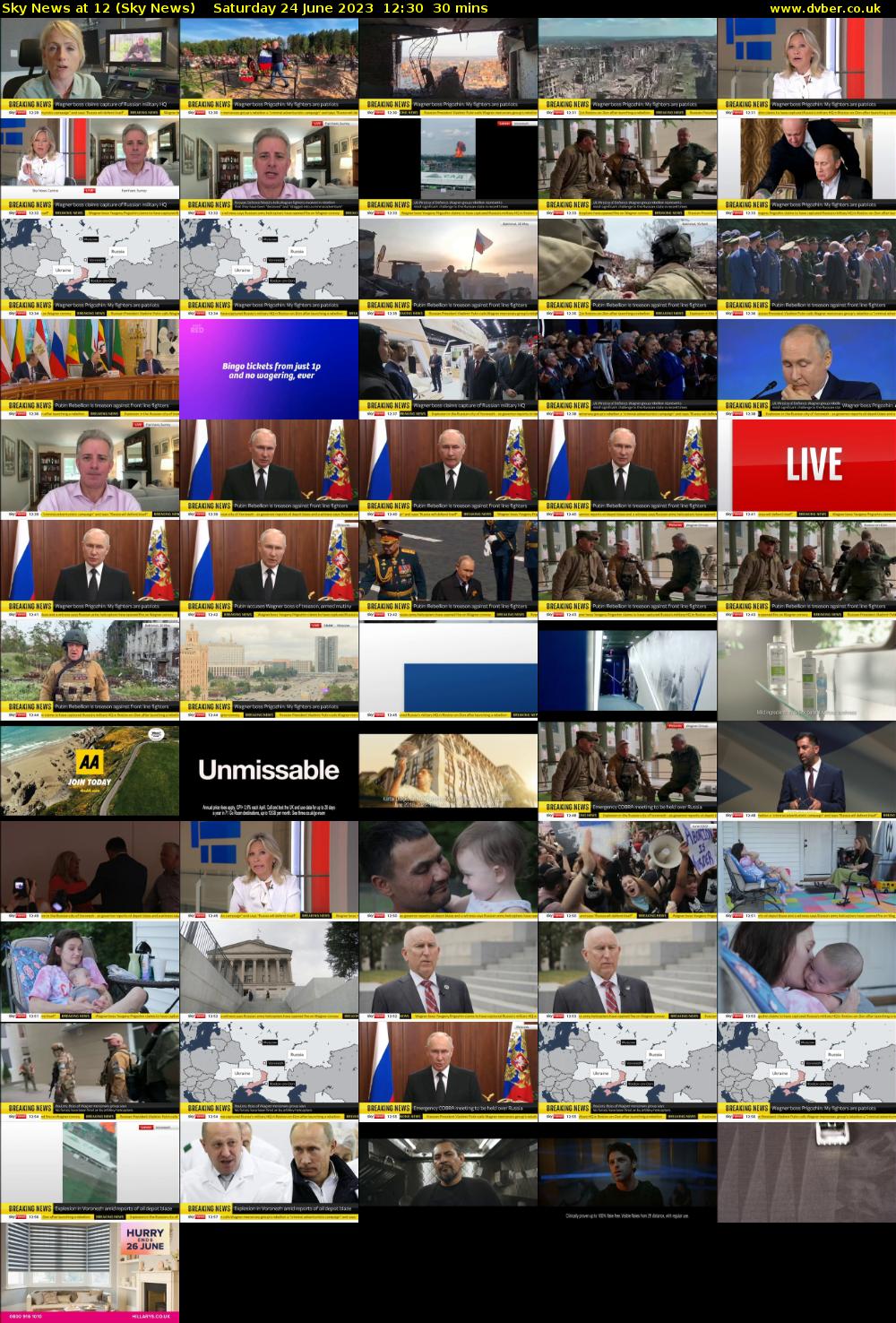 Sky News At 12 (Sky News) Saturday 24 June 2023 12:30 - 13:00