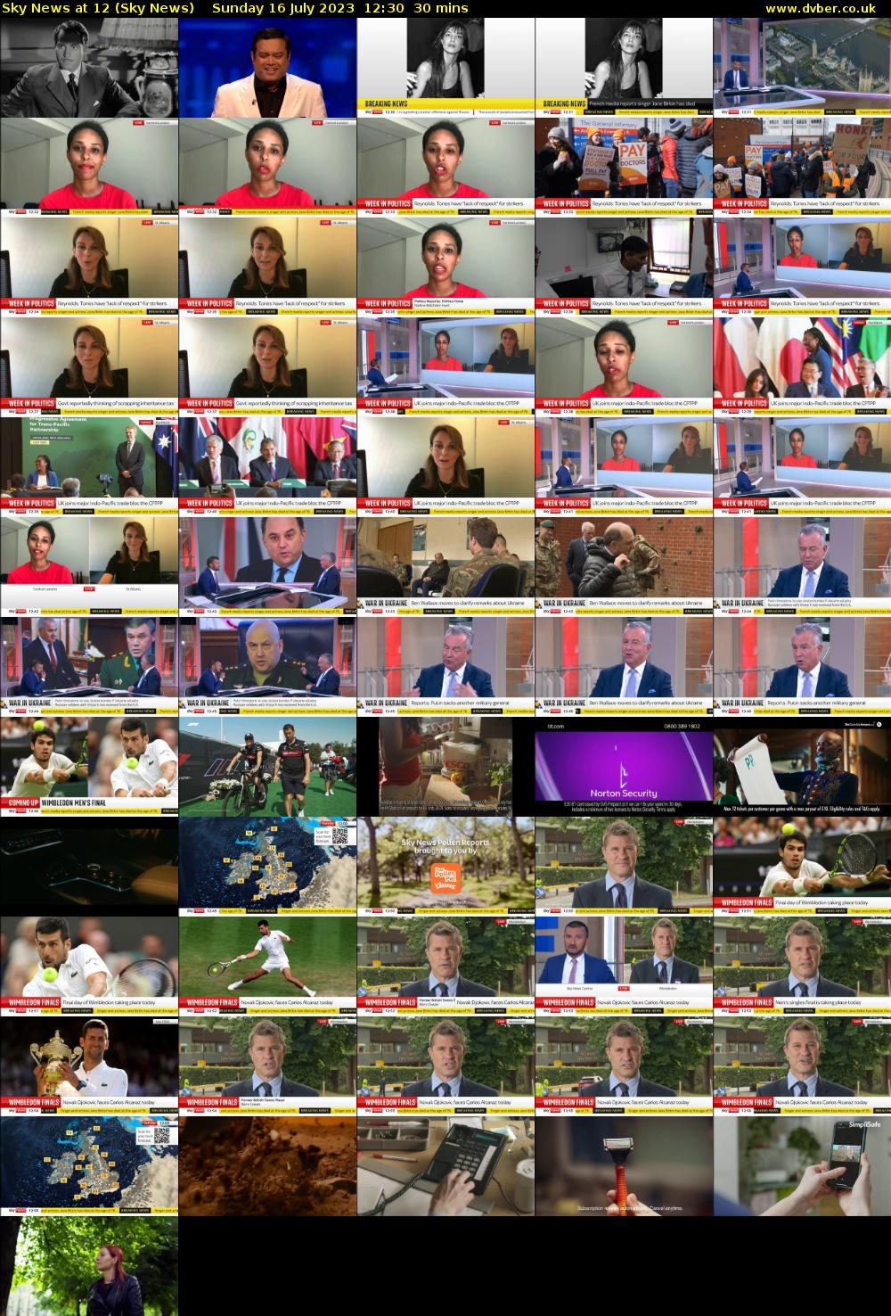 Sky News At 12 (Sky News) Sunday 16 July 2023 12:30 - 13:00