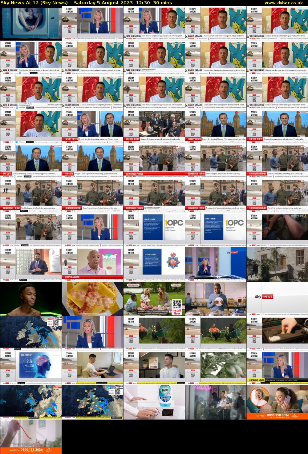 Sky News At 12 (Sky News) Saturday 5 August 2023 12:30 - 13:00