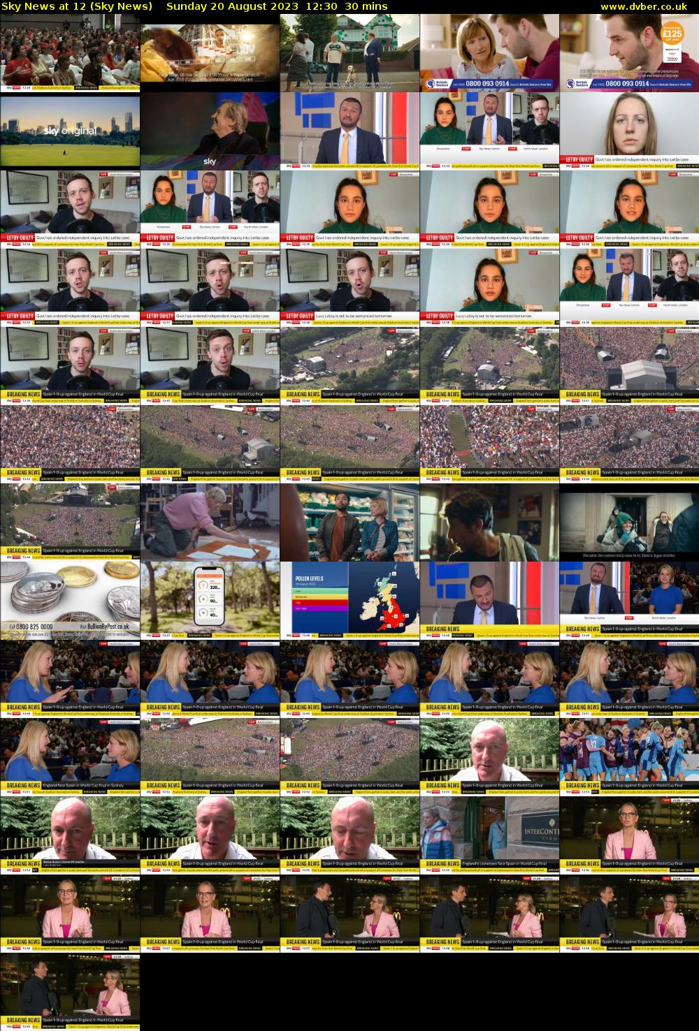 Sky News At 12 (Sky News) Sunday 20 August 2023 12:30 - 13:00