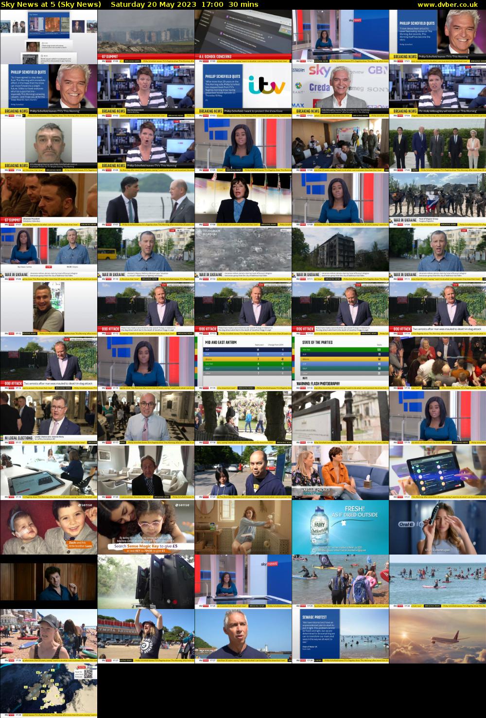 Sky News At 5 (Sky News) Saturday 20 May 2023 17:00 - 17:30