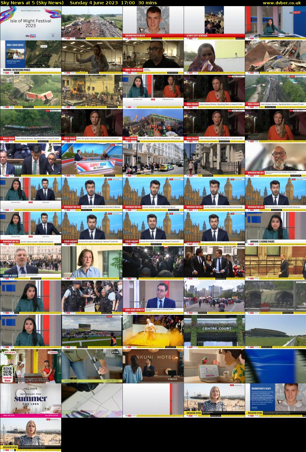 Sky News At 5 (Sky News) Sunday 4 June 2023 17:00 - 17:30