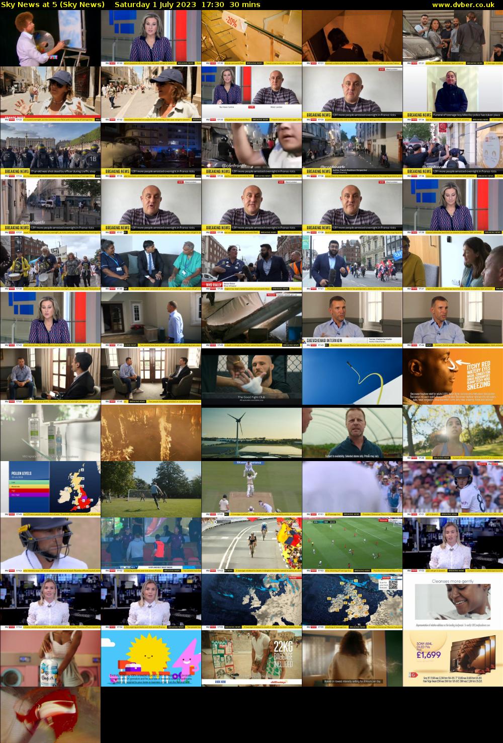 Sky News At 5 (Sky News) Saturday 1 July 2023 17:30 - 18:00