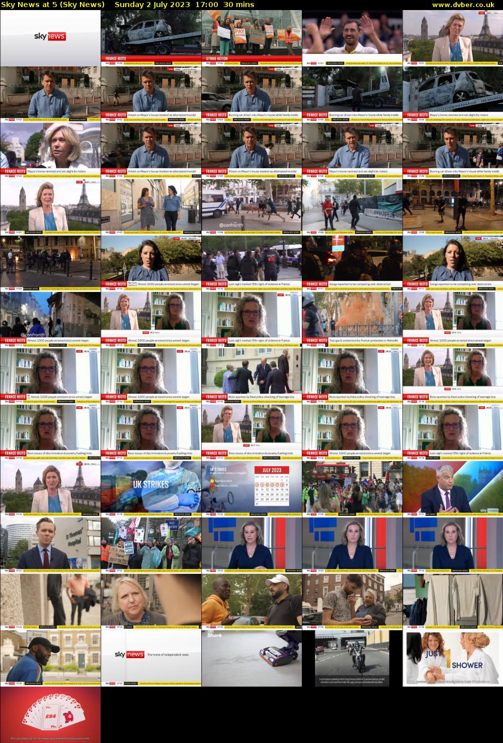 Sky News At 5 (Sky News) Sunday 2 July 2023 17:00 - 17:30