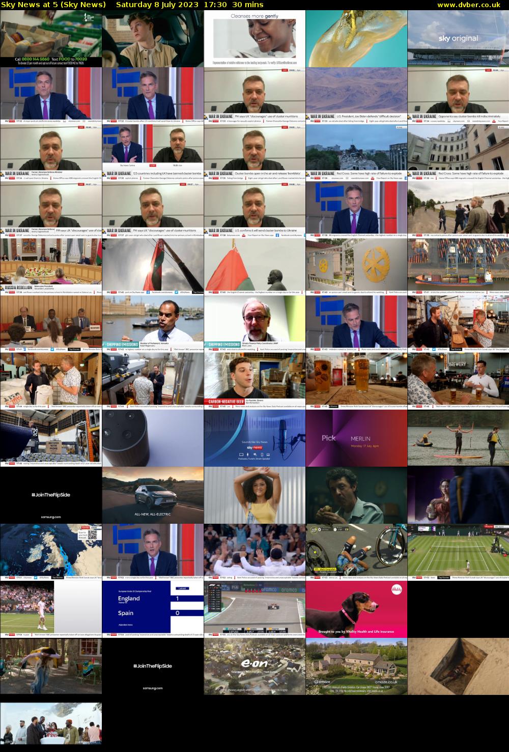 Sky News At 5 (Sky News) Saturday 8 July 2023 17:30 - 18:00