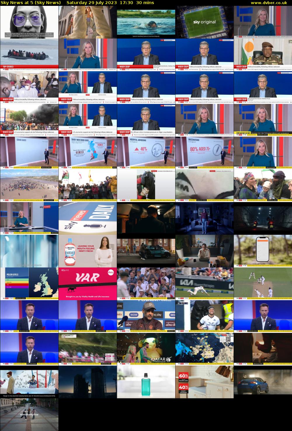 Sky News At 5 (Sky News) Saturday 29 July 2023 17:30 - 18:00