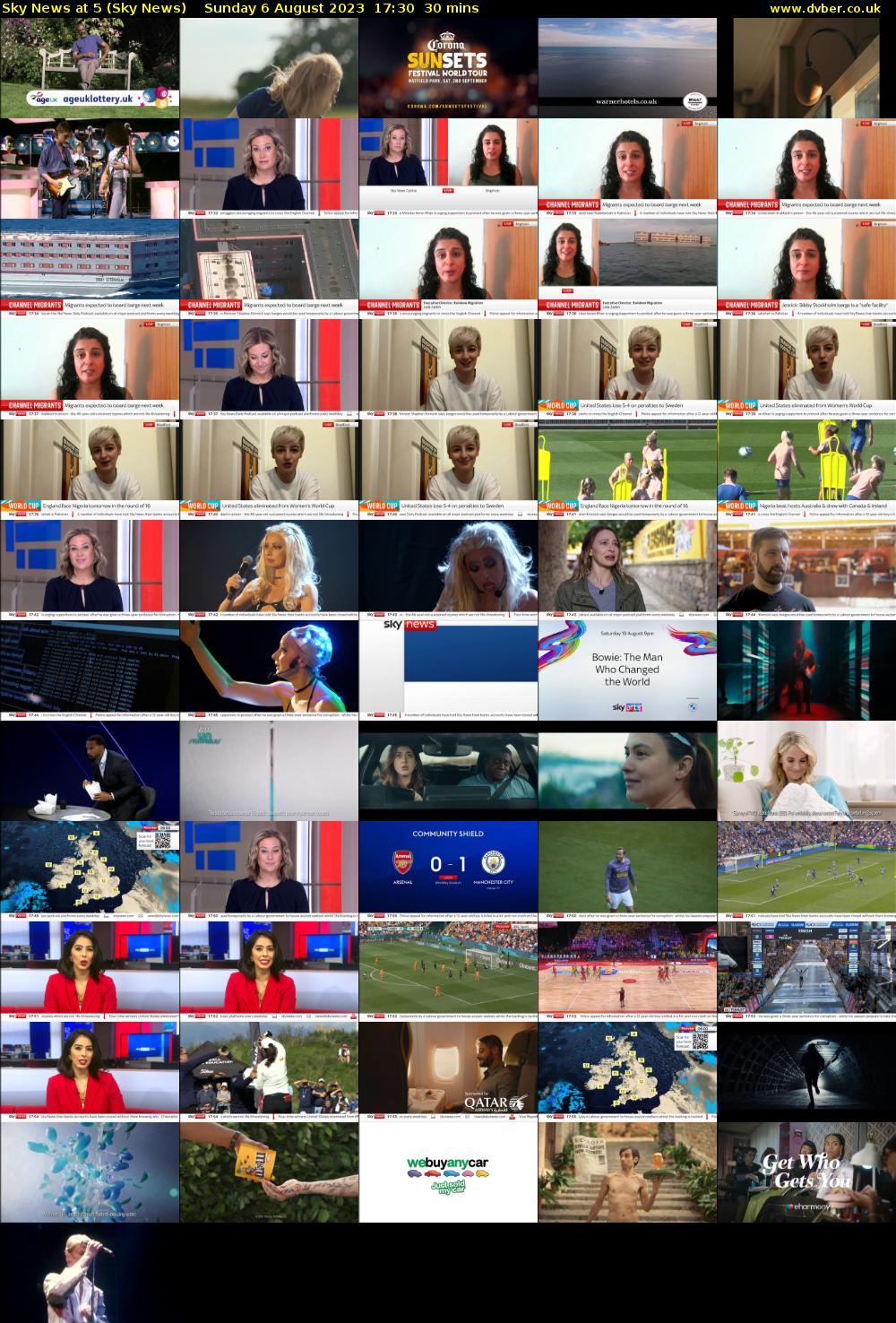 Sky News At 5 (Sky News) Sunday 6 August 2023 17:30 - 18:00
