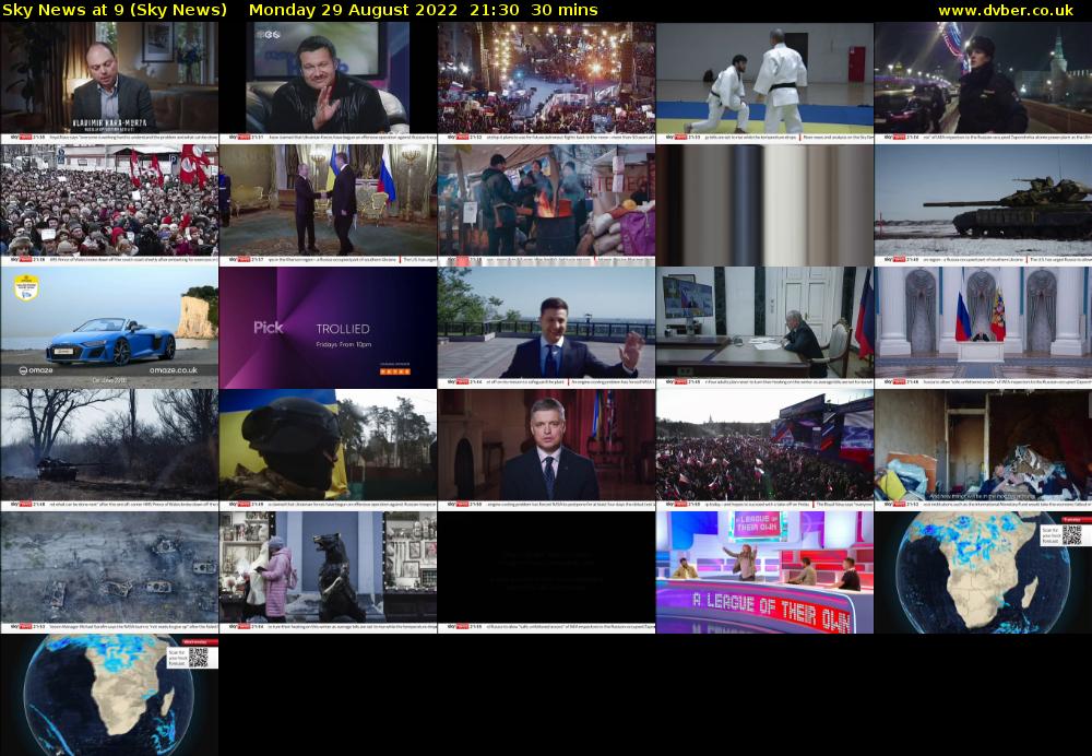 Sky News At 9 (Sky News) Monday 29 August 2022 21:30 - 22:00