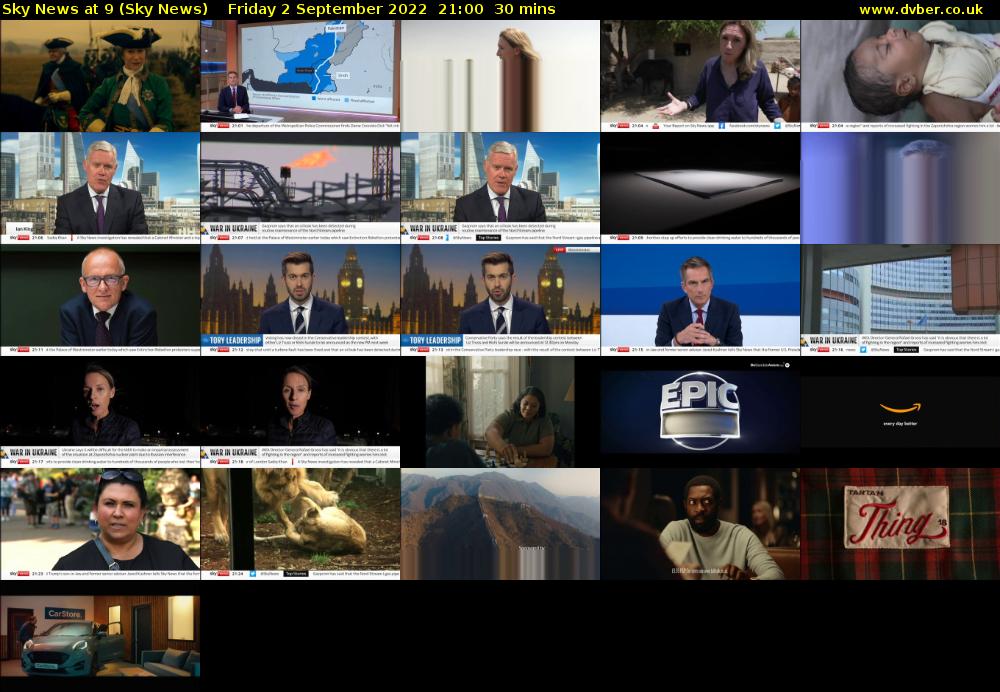 Sky News At 9 (Sky News) Friday 2 September 2022 21:00 - 21:30