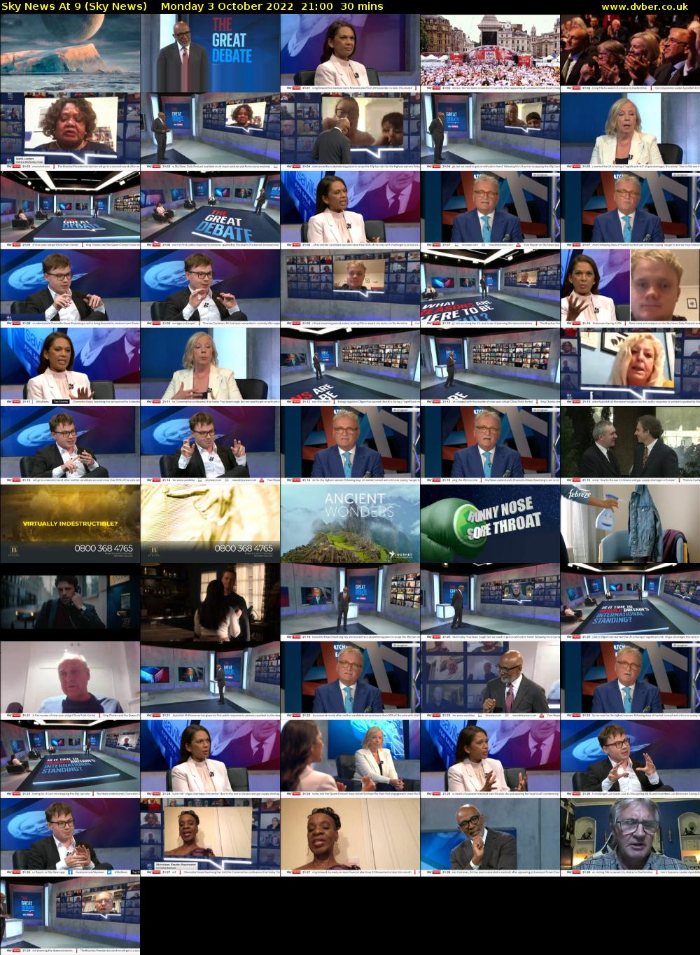 Sky News At 9 (Sky News) Monday 3 October 2022 21:00 - 21:30