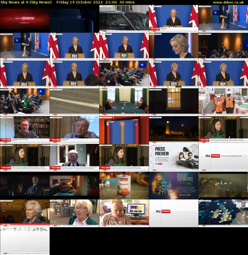 Sky News At 9 (Sky News) Friday 14 October 2022 21:00 - 21:30