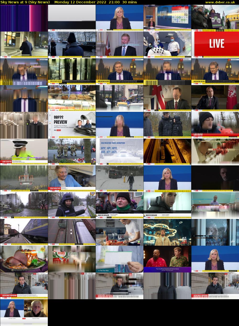 Sky News At 9 (Sky News) Monday 12 December 2022 21:00 - 21:30