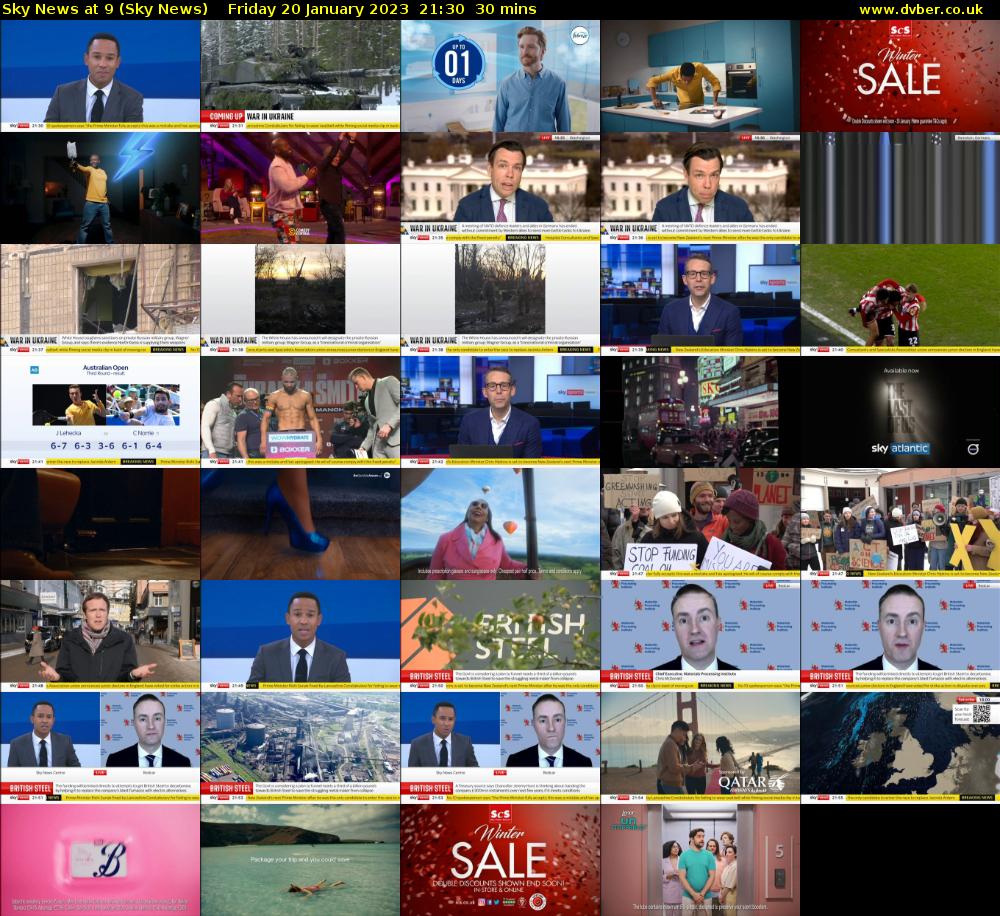 Sky News At 9 (Sky News) Friday 20 January 2023 21:30 - 22:00