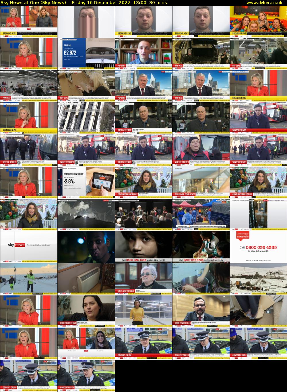 Sky News At One (Sky News) Friday 16 December 2022 13:00 - 13:30
