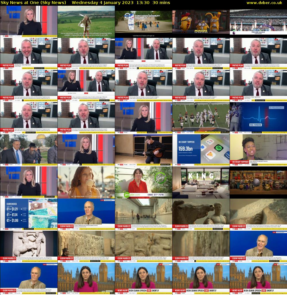 Sky News At One (Sky News) Wednesday 4 January 2023 13:30 - 14:00