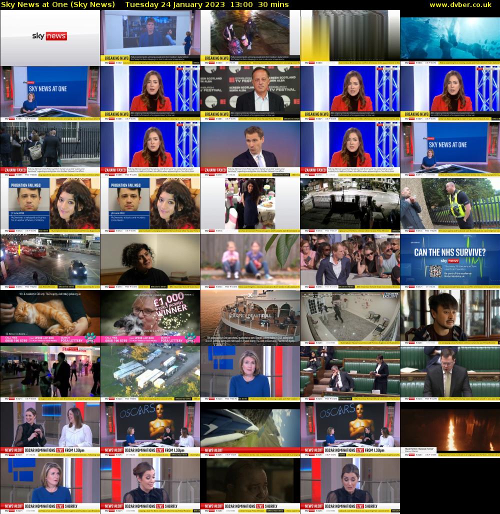Sky News At One (Sky News) Tuesday 24 January 2023 13:00 - 13:30