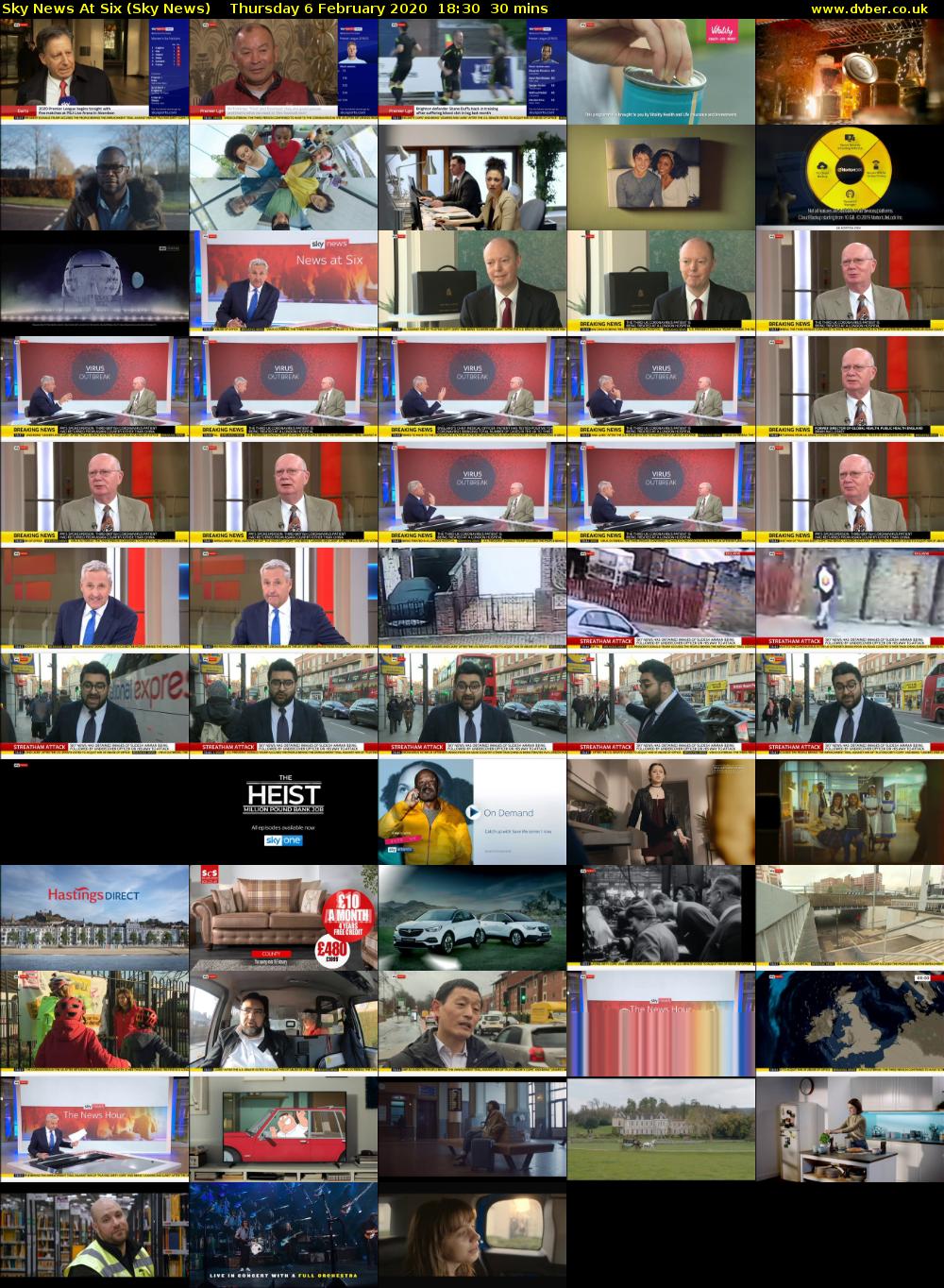 Sky News At Six (Sky News) Thursday 6 February 2020 18:30 - 19:00