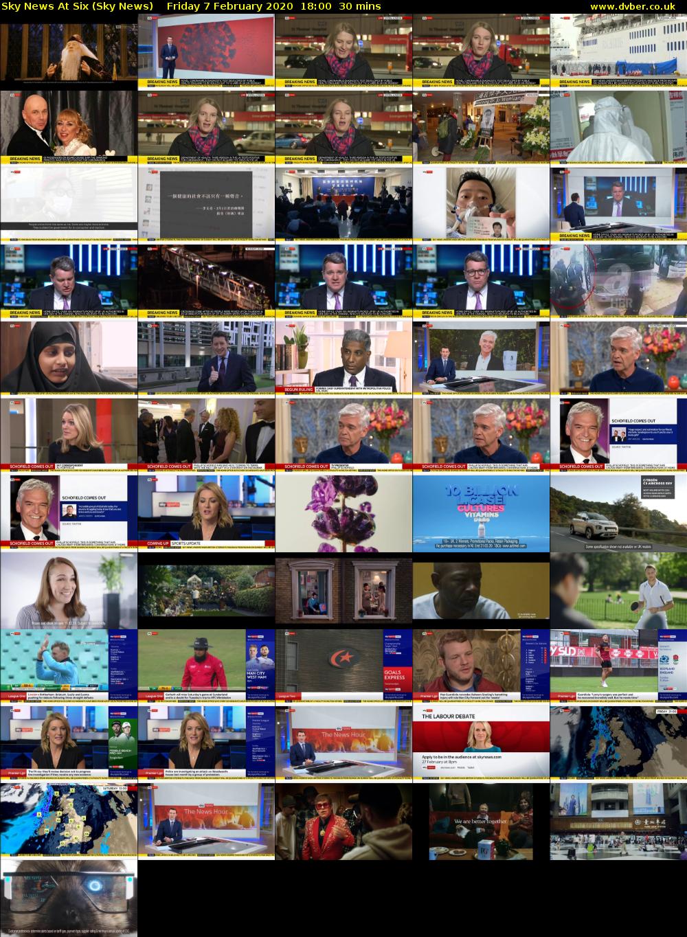 Sky News At Six (Sky News) Friday 7 February 2020 18:00 - 18:30