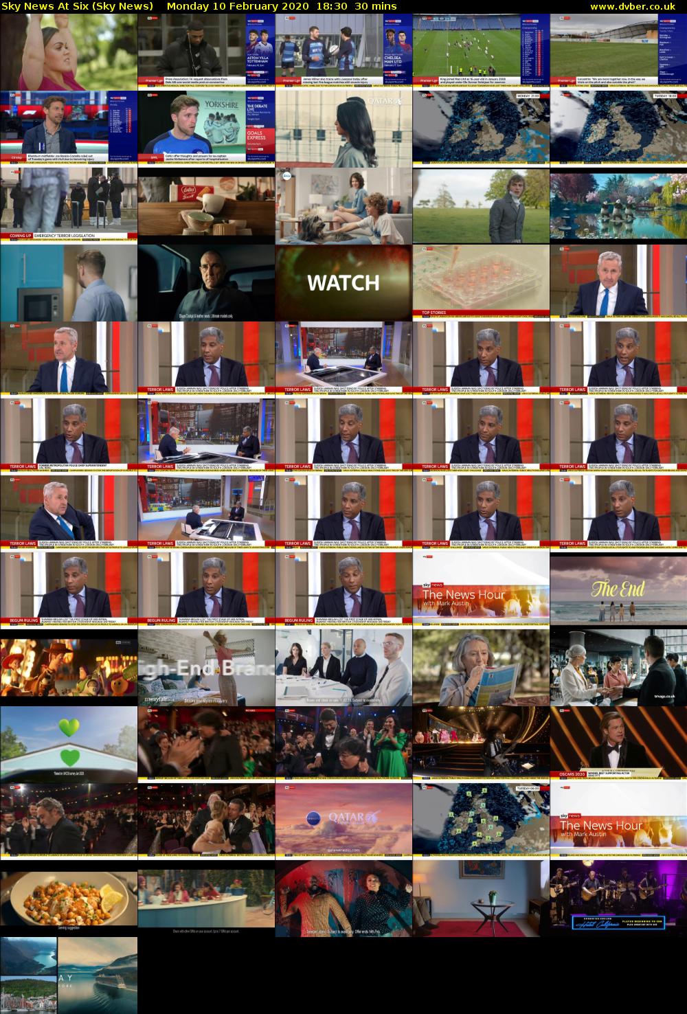 Sky News At Six (Sky News) Monday 10 February 2020 18:30 - 19:00