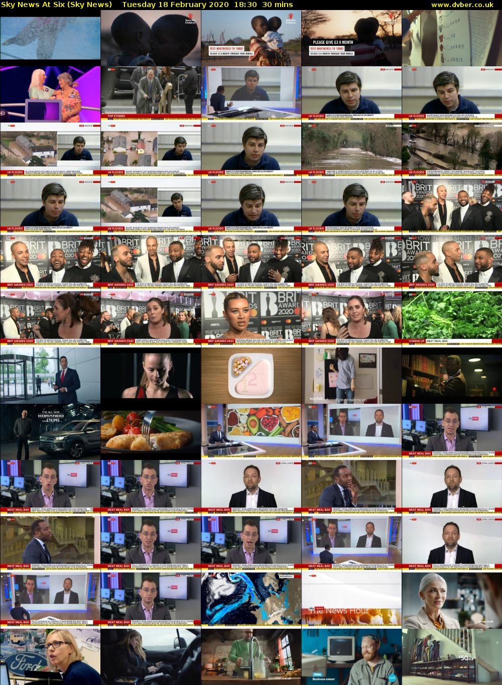 Sky News At Six (Sky News) Tuesday 18 February 2020 18:30 - 19:00