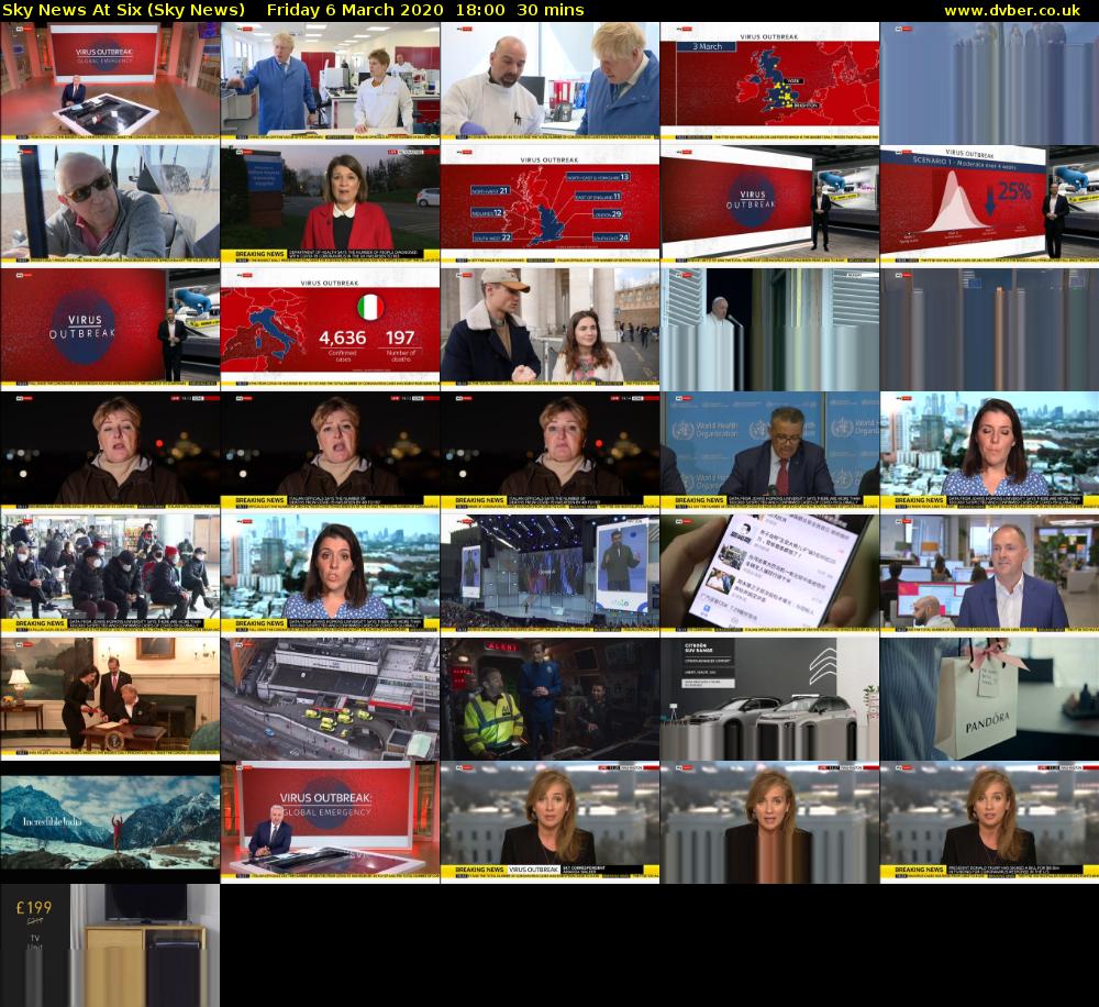 Sky News At Six (Sky News) Friday 6 March 2020 18:00 - 18:30
