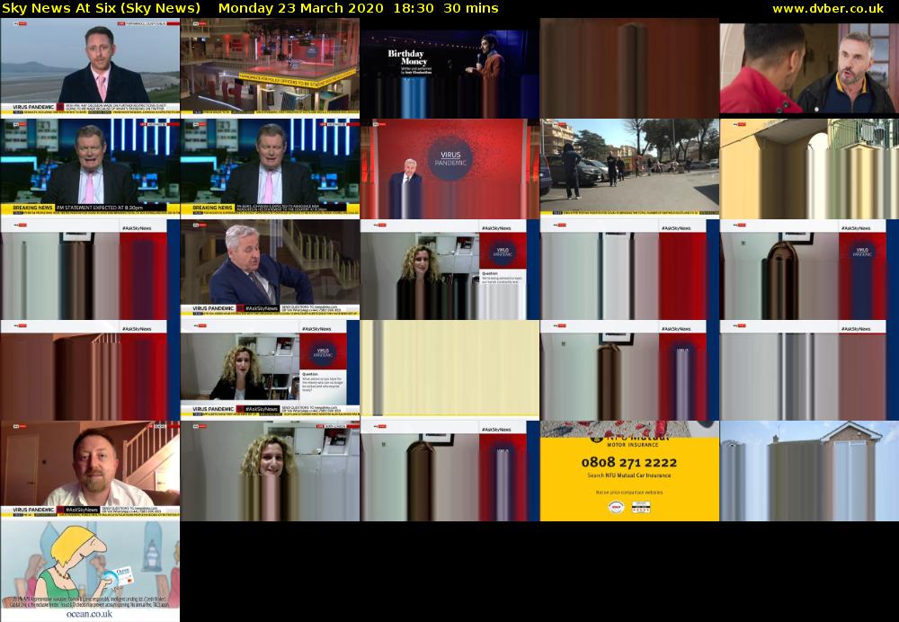 Sky News At Six (Sky News) Monday 23 March 2020 18:30 - 19:00