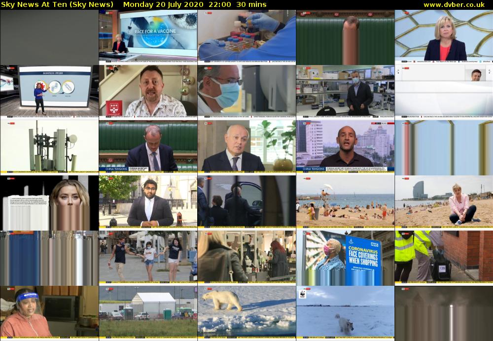 Sky News At Ten (Sky News) Monday 20 July 2020 22:00 - 22:30