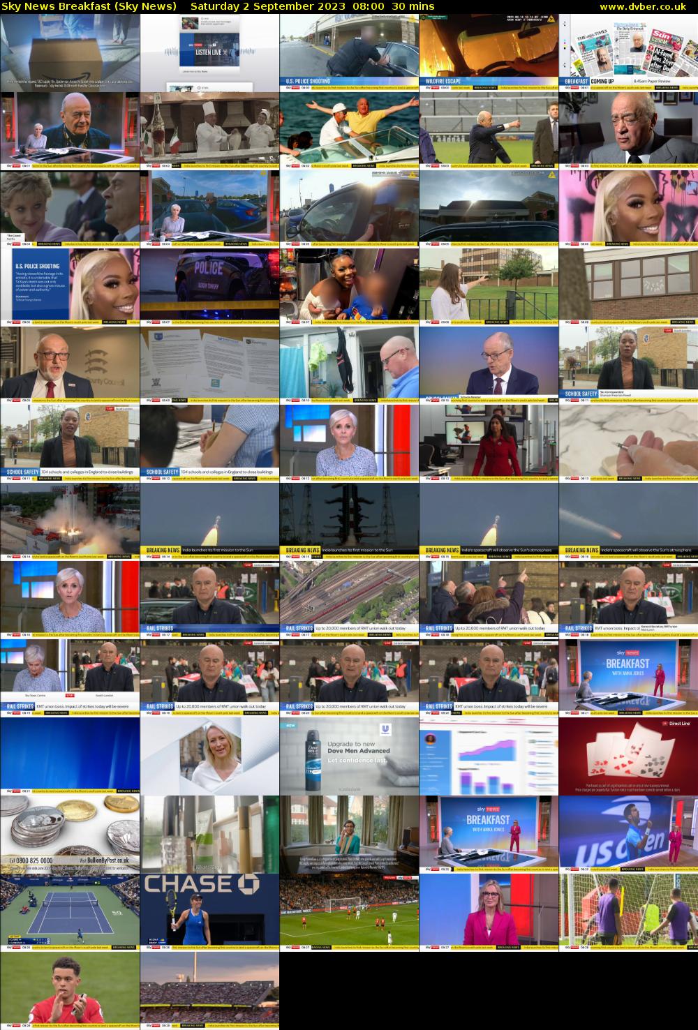 Sky News Breakfast (Sky News) Saturday 2 September 2023 08:00 - 08:30