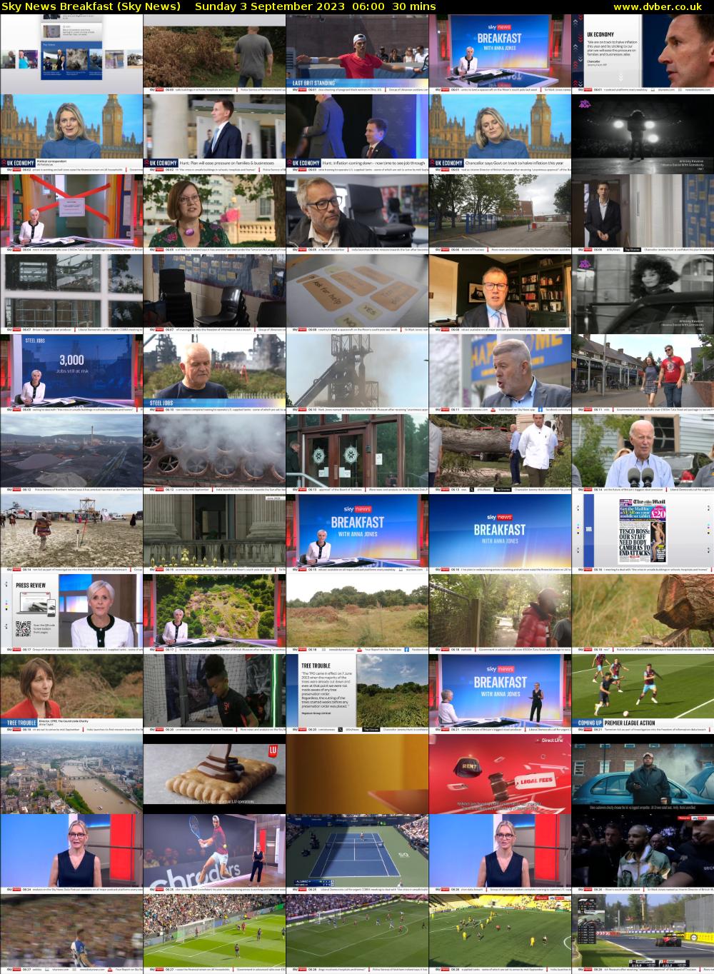 Sky News Breakfast (Sky News) Sunday 3 September 2023 06:00 - 06:30