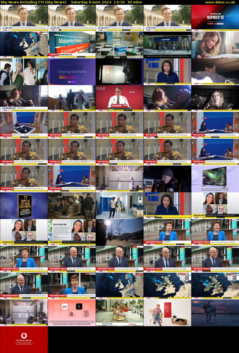 Sky News Including FYI (Sky News) Saturday 8 June 2024 14:30 - 15:00