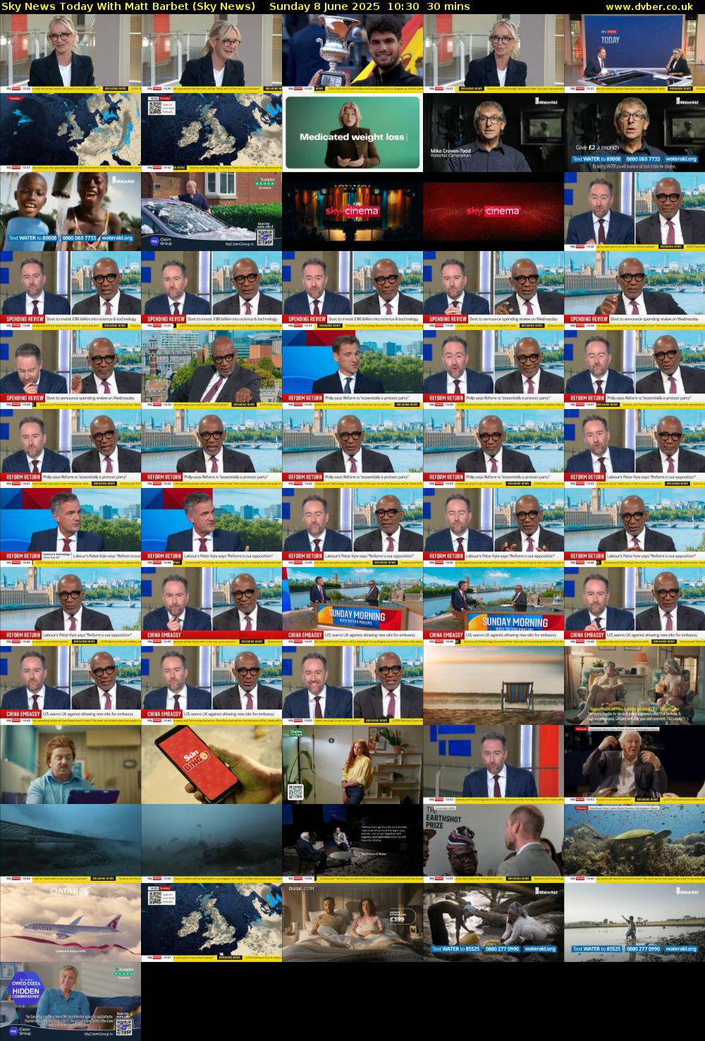 Sky News Today With Matt Barbet (Sky News) Sunday 8 June 2025 10:30 - 11:00