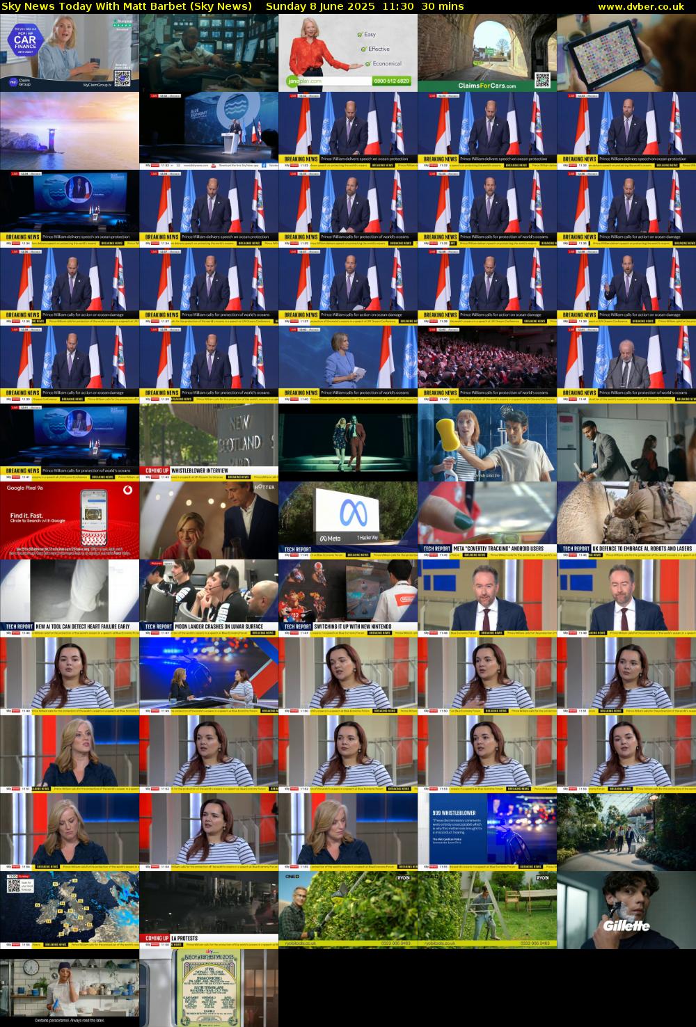 Sky News Today With Matt Barbet (Sky News) Sunday 8 June 2025 11:30 - 12:00