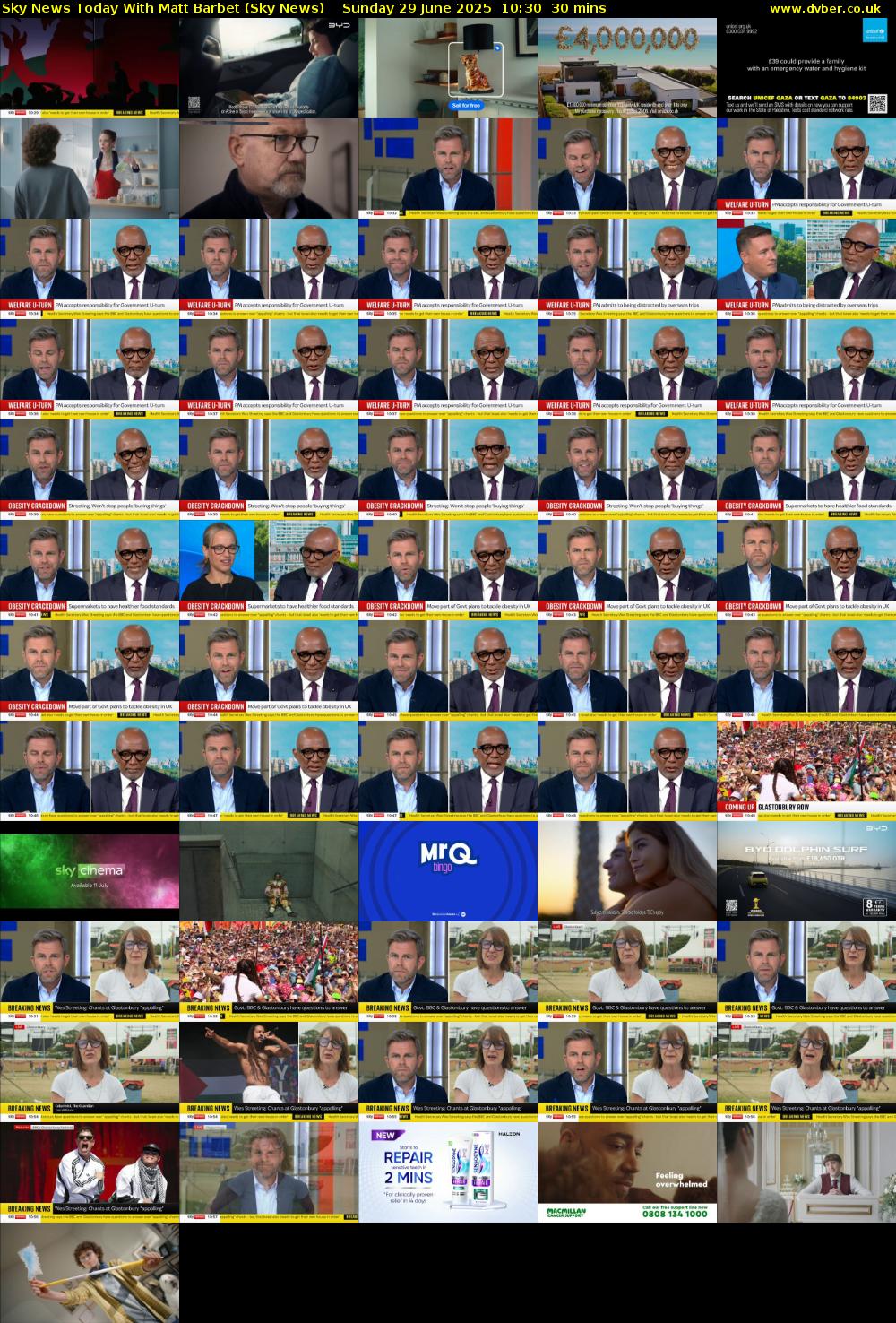 Sky News Today With Matt Barbet (Sky News) Sunday 29 June 2025 10:30 - 11:00