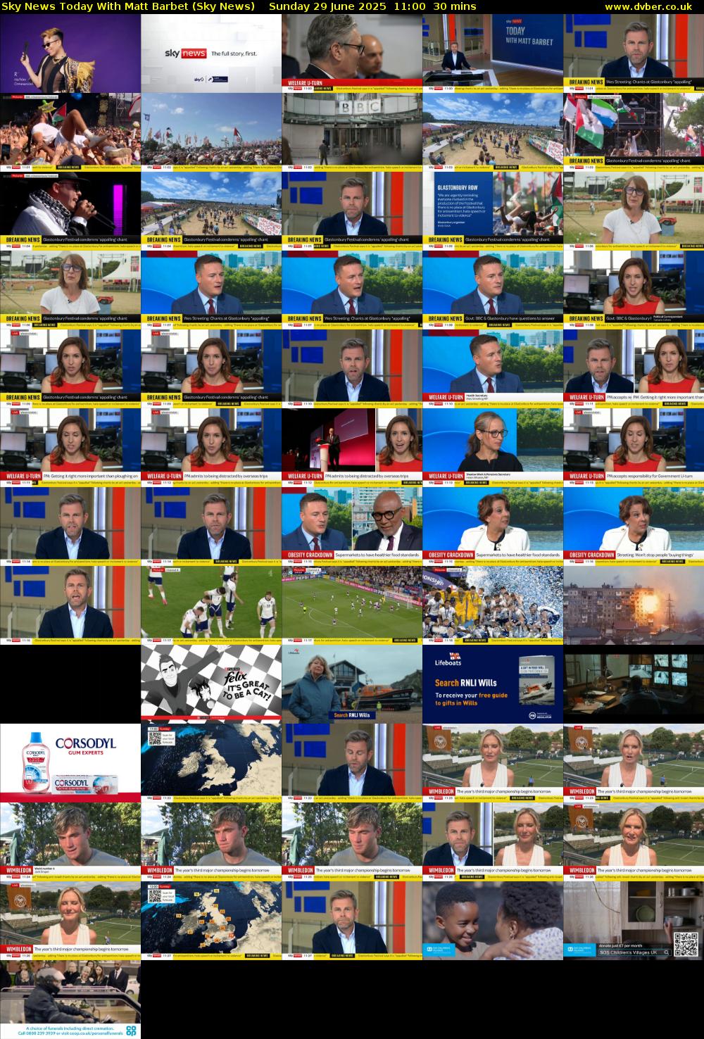 Sky News Today With Matt Barbet (Sky News) Sunday 29 June 2025 11:00 - 11:30