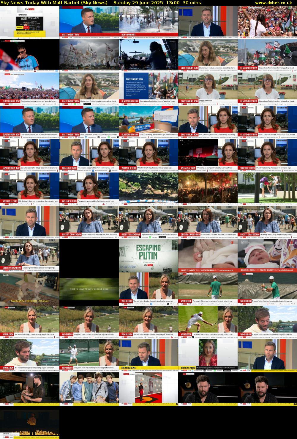 Sky News Today With Matt Barbet (Sky News) Sunday 29 June 2025 13:00 - 13:30