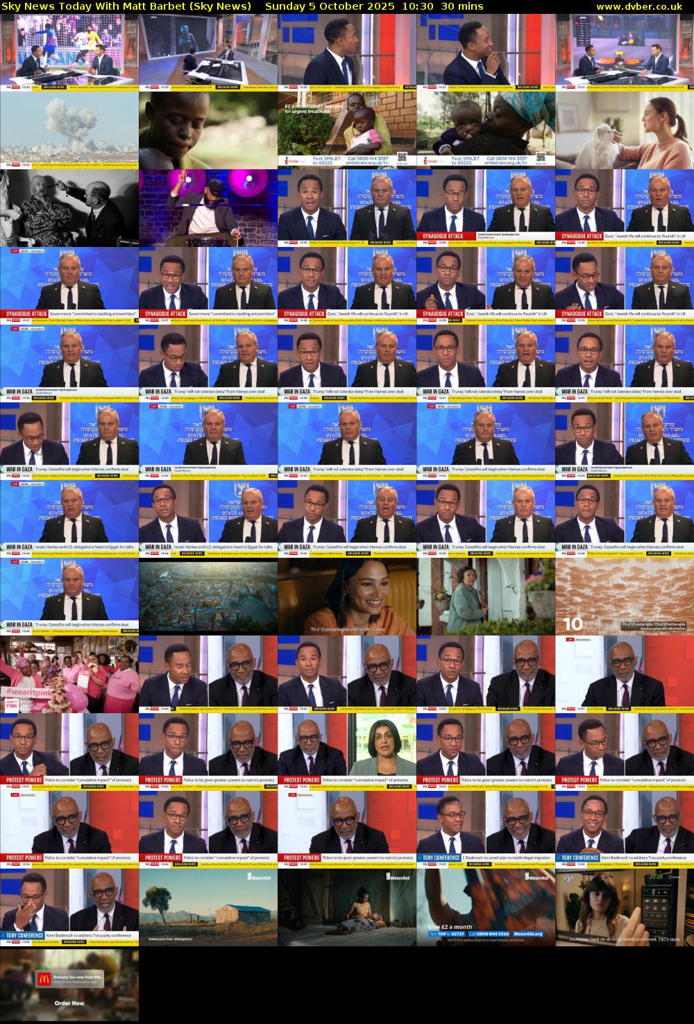 Sky News Today With Matt Barbet (Sky News) Sunday 5 October 2025 10:30 - 11:00