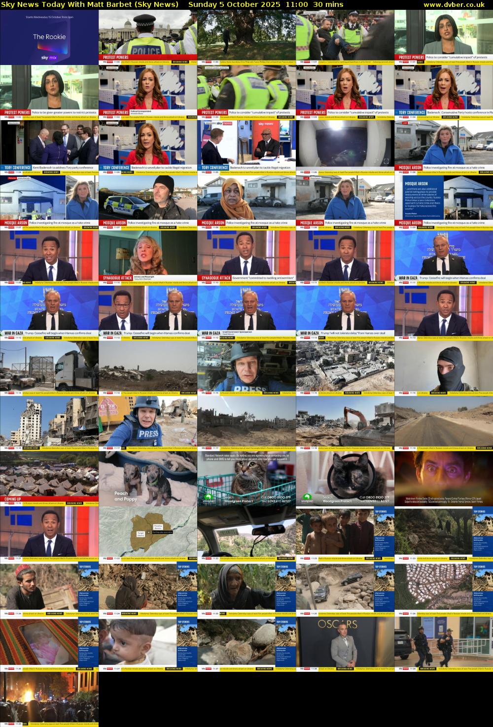 Sky News Today With Matt Barbet (Sky News) Sunday 5 October 2025 11:00 - 11:30