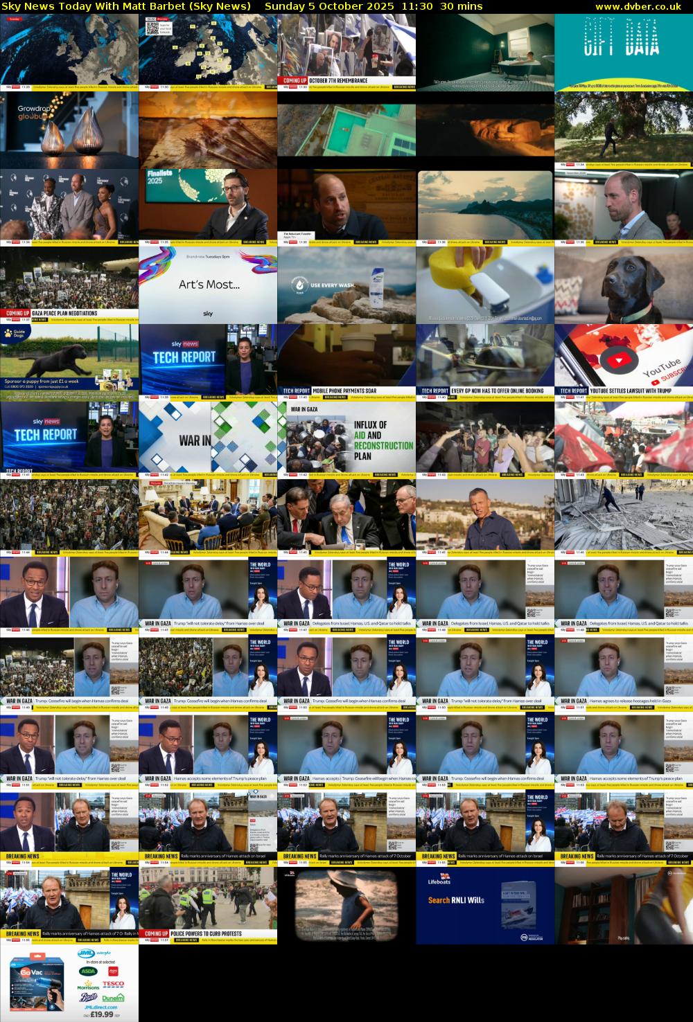 Sky News Today With Matt Barbet (Sky News) Sunday 5 October 2025 11:30 - 12:00