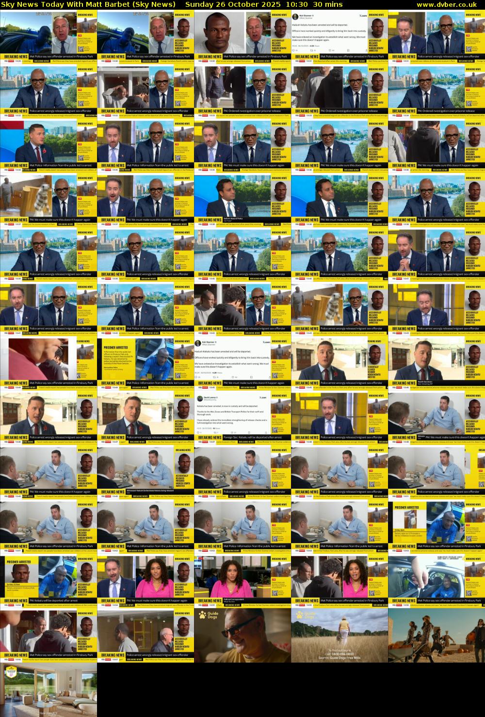 Sky News Today With Matt Barbet (Sky News) Sunday 26 October 2025 10:30 - 11:00