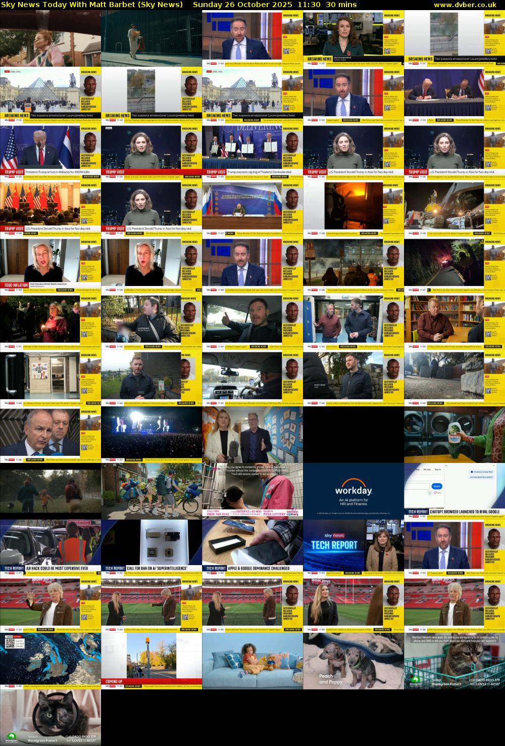 Sky News Today With Matt Barbet (Sky News) Sunday 26 October 2025 11:30 - 12:00
